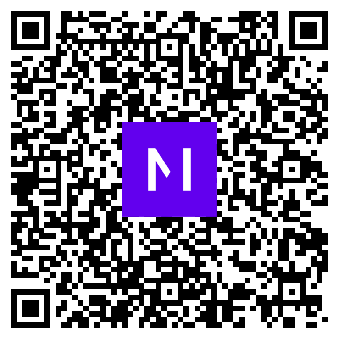 A qr code to download and install Lynx explorer